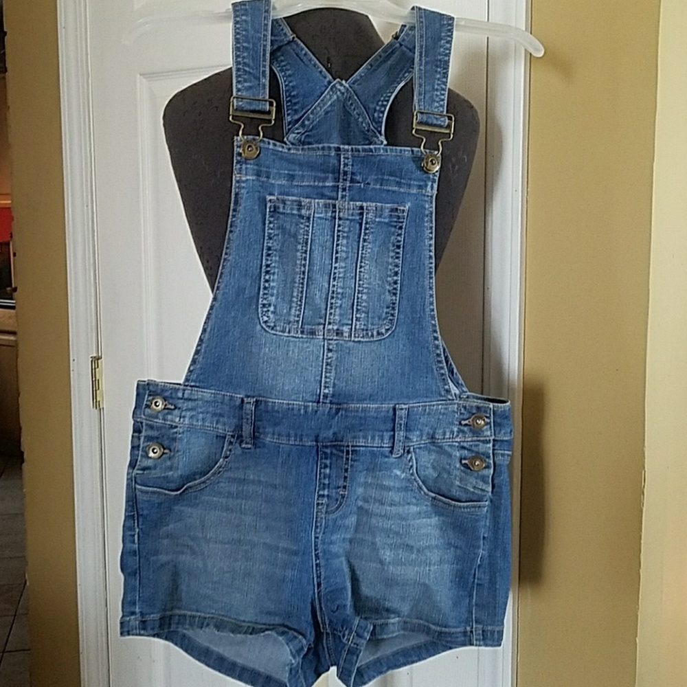 Blue spruce 9 overall shorts